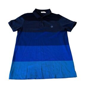 Wimbledon Polo Shirt Multicolor‎ Stripes Mens XL